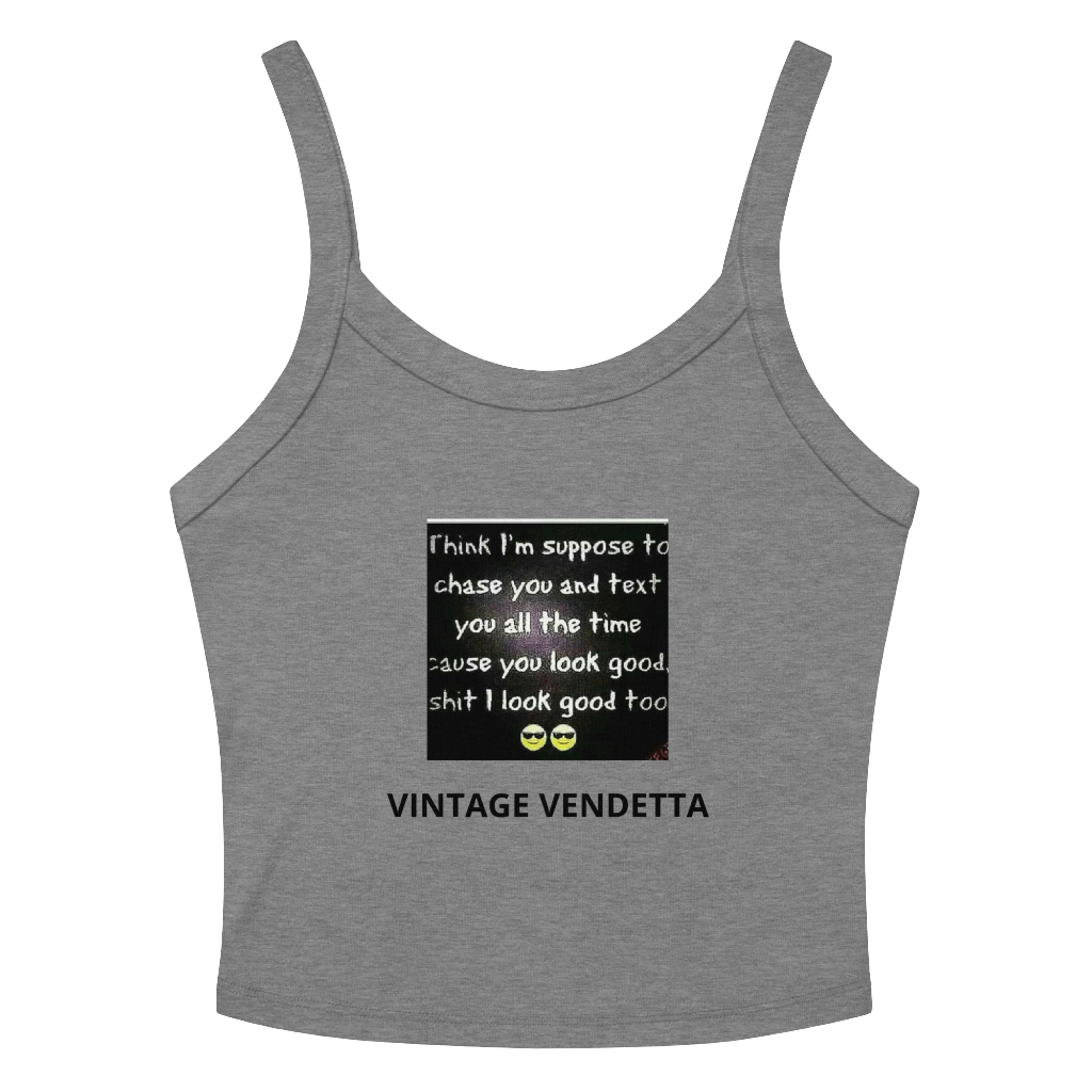 Women’s micro-rib VV tank top